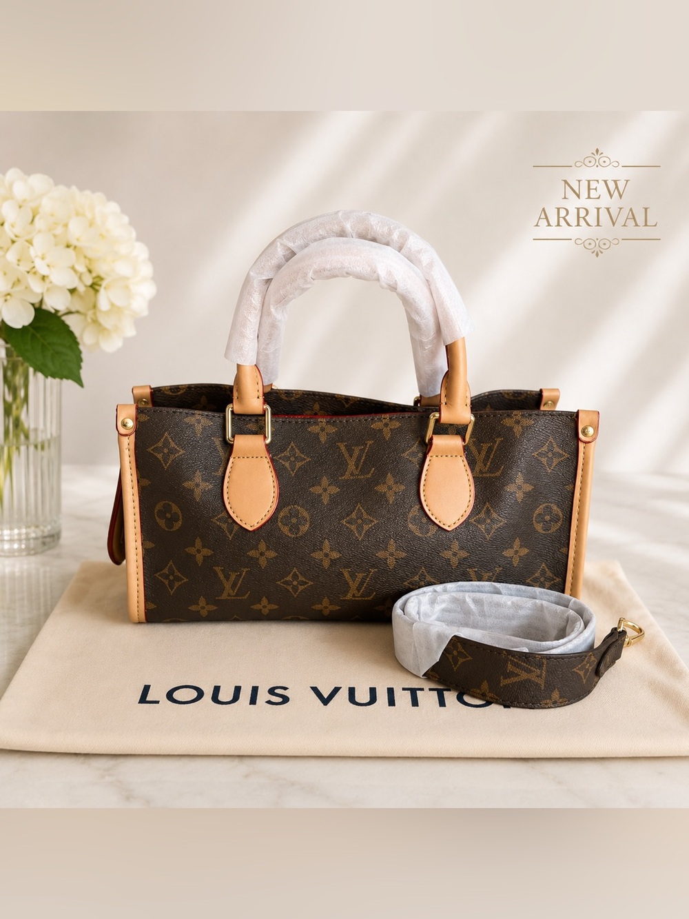 👜 Elegant Monogram Shoulder Bag / Mini Tote 👜